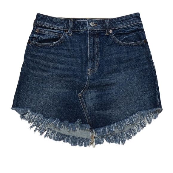 We The Free Bailey Blue Denim Skirt - Picture 2 of 6